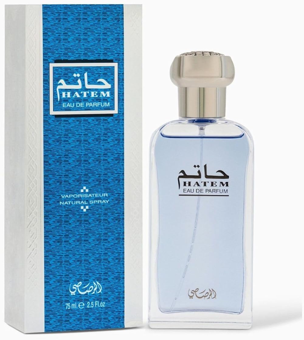 Rasasi Hatem for Men Eau de Parfum Spray 2.5 oz Floral Fruity Woody Fragrance