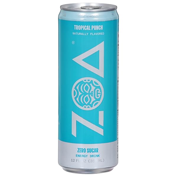 ZOA TROPICAL PUNCH ZERO SUGAR 12OZ CAN