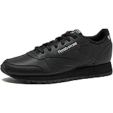Reebok Classic Leather Sneakers for Women - Black or White Tennis Shoes Womens Size 5 to 11