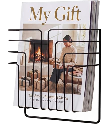 Amazon.com: Wall File Holder, Vintage Hanging Magazine Rack,Wall