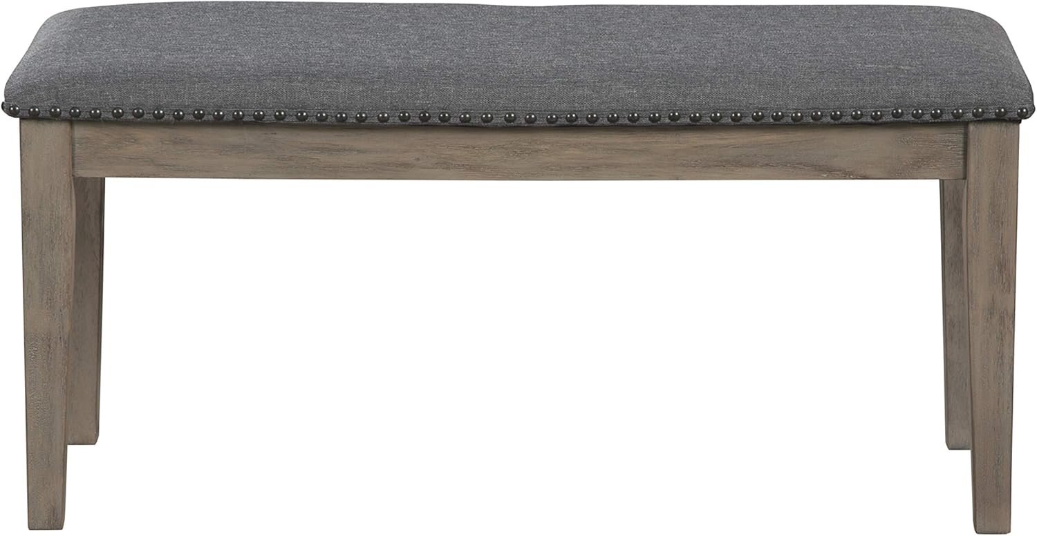 Signature Design by Ashley Aldwin Dining Room Bench, Gray - Table & Chair Sets