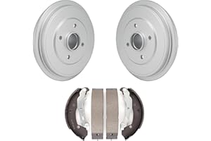 Transit Auto Rear Coated Brake Drum Shoes Kit Replacement For Nissan Micra Versa Note KGN-100198