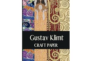Gustav Klimt Craft Paper: 24 Sheets of Fine Art Details for Scrapbooking, Junk Journaling and Paper Crafts | Symbolism & Vien