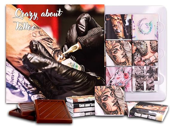 Da Chocolate Candy Souvenir Crazy About Tattoo Chocolate Gift Set