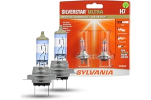 SYLVANIA H7SU.BP2 SilverStar Ultra High Performance Halogen Headlight Bulb, White (Pack of 2)