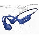 DOOGEE Bone Conduction Headphones IP68 Waterproof Swimming Headphones,10H Battery Life Sports Running Wireless Bluetooth 5.4 Open Earphones 32GB MP3 Dual Modes for Cycling,Underwater Swimming,Fitness