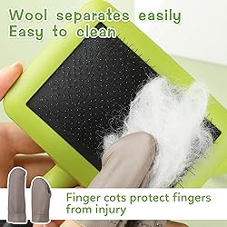 2Pcs Wool Carders, Hand Carders with Ergonomic