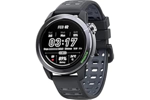 Mibro GS Active2 Running GPS Watch with 46mm AMOLED, Lightweight and 15-Day Battery, Supports Training Guidance and Dual-Band GNSS, 150+ Sport Modes (Dark Gray)