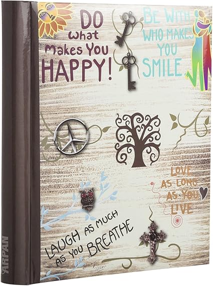 Arpan Large Self Adhesive Photo Albums Life Inspirational Slogans Photo Album X 1 Amazon Co Uk Home Kitchen