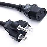 NEMA 6-15P to C13 Power Cord - 6ft, 250-220V Cable for Bitmain Antminer APW3++ APW7 Power Supply, Digital Ballast Cord, Indus