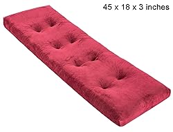 JAMPAYANG Bench Cushion, Non-Slip Tufted Bench
