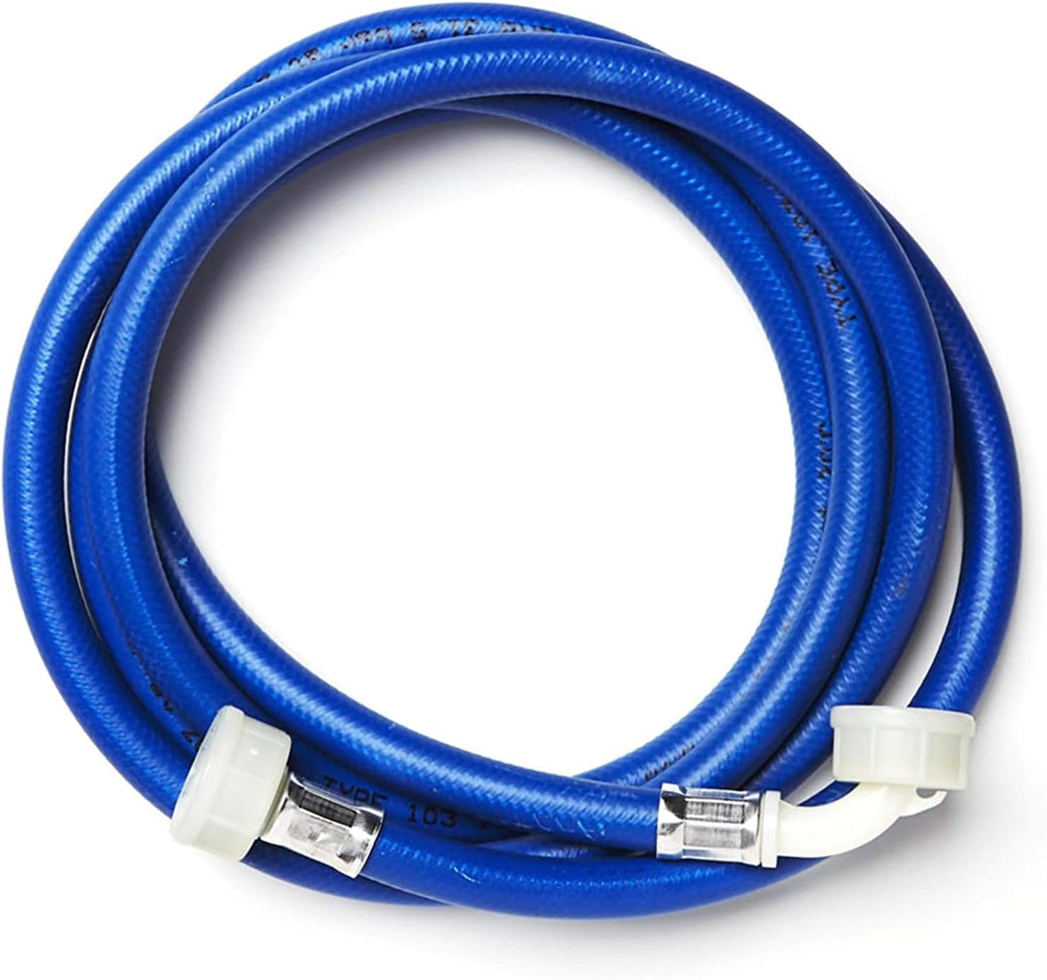 UTIZ Universal Cold Water Fill Long 2.5m Inlet Pipe + 2.5m Drain Hose Extension Kit, Blue, 2.5 meters - Image 3