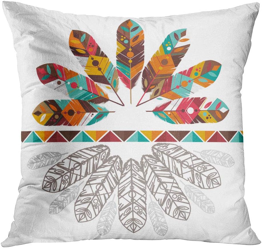 Joaffba Throw Pillow Cover Decorative 20x20 Inch Pillow