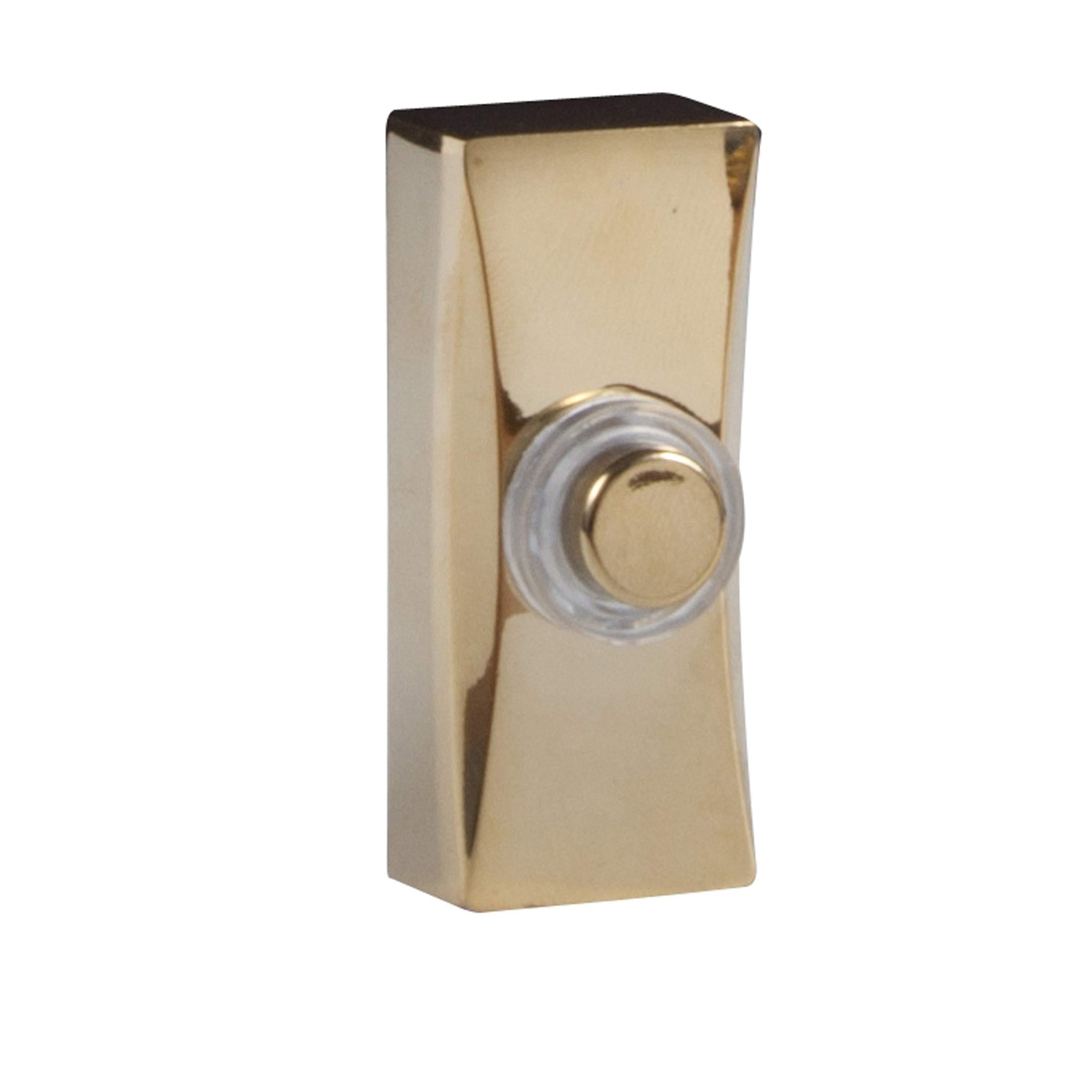 Byron 7960 wired bell push – Brushed nickel – Push button