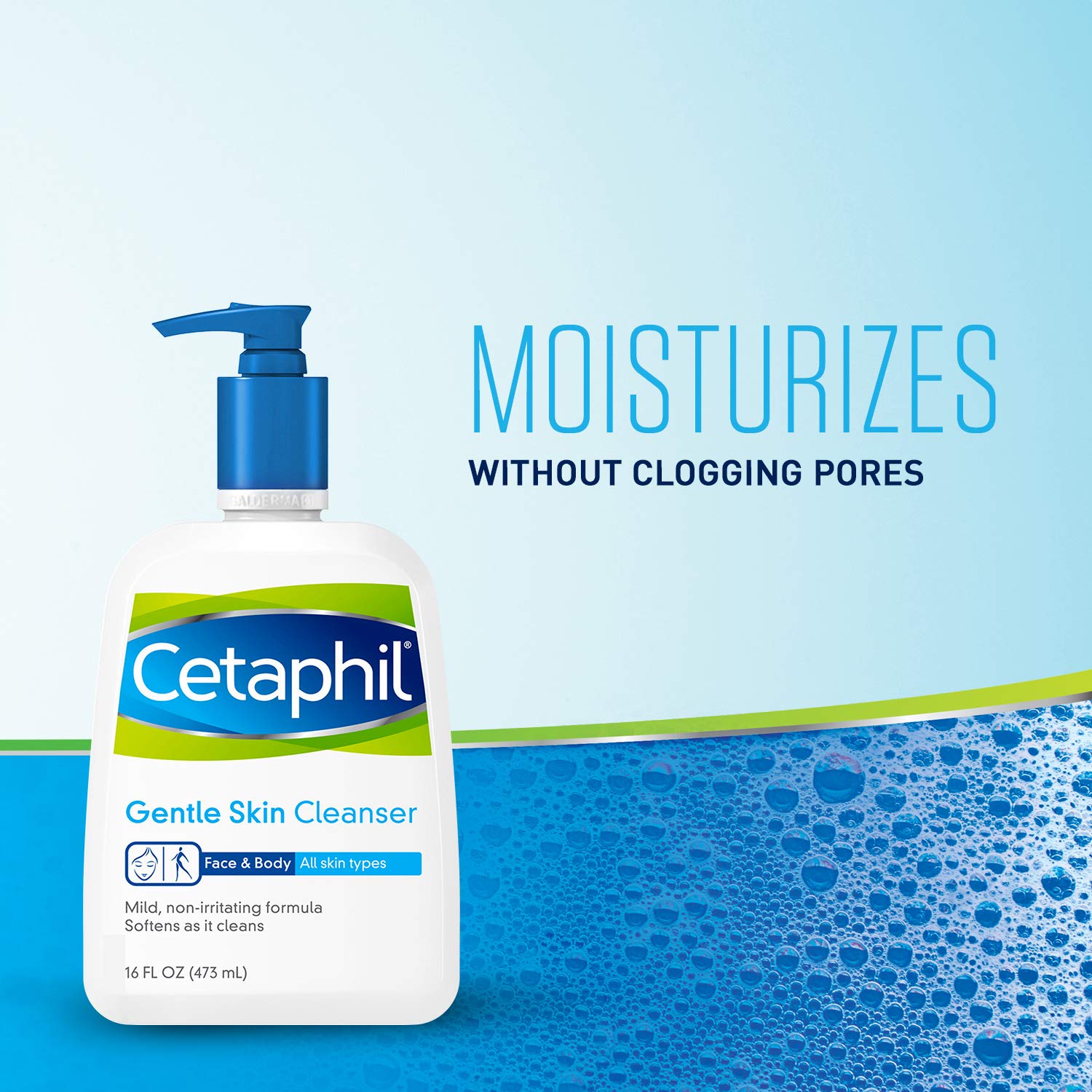 Cetaphil Gentle Skin Cleanser for All Skin Types, Face Wash for