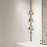 VEVOR Shower Corner Caddy Tension Pole, 39"-125" Adjustable Height view 9