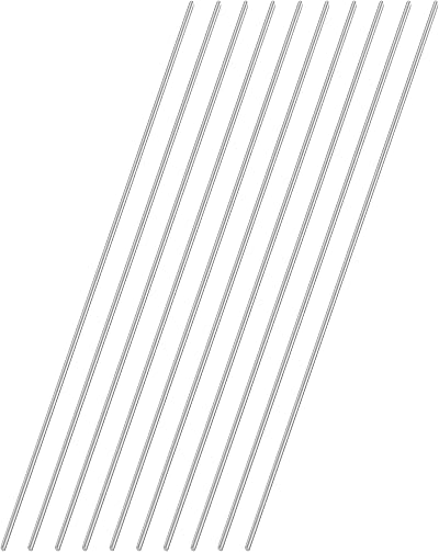 VictorsHome 1.5mm x 300mm Stainless Steel Round Rod 304 10pcs
