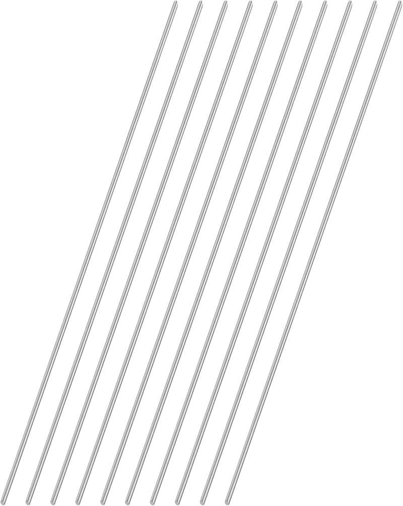 VictorsHome 1.5mm x 300mm Stainless Steel Round Rod 304 10pcs