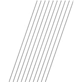 VictorsHome 1.5mm x 300mm 304 Stainless Steel Round Rod, Metal Solid Shaft Rods Lathe Bar Stock for DIY Crafts Model Car Helicopter Airplane 10pcs