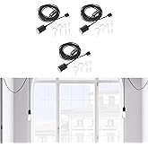 WISBEAM Plug in Pendant Lighting, Hanging Light Kits with ON/Off Switch, 15 Feets Cord, Bulbs Not Included, 3-Pack