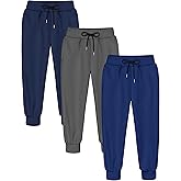 Guicizi Boys Sweatpants Black Athletic Track Running Active Joggers Pants with Pockets Grey Size 9-10 Boys Clothes Kids Activewear