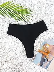 AFOLIRY Women's Sexy High Waisted High Cut Cheeky