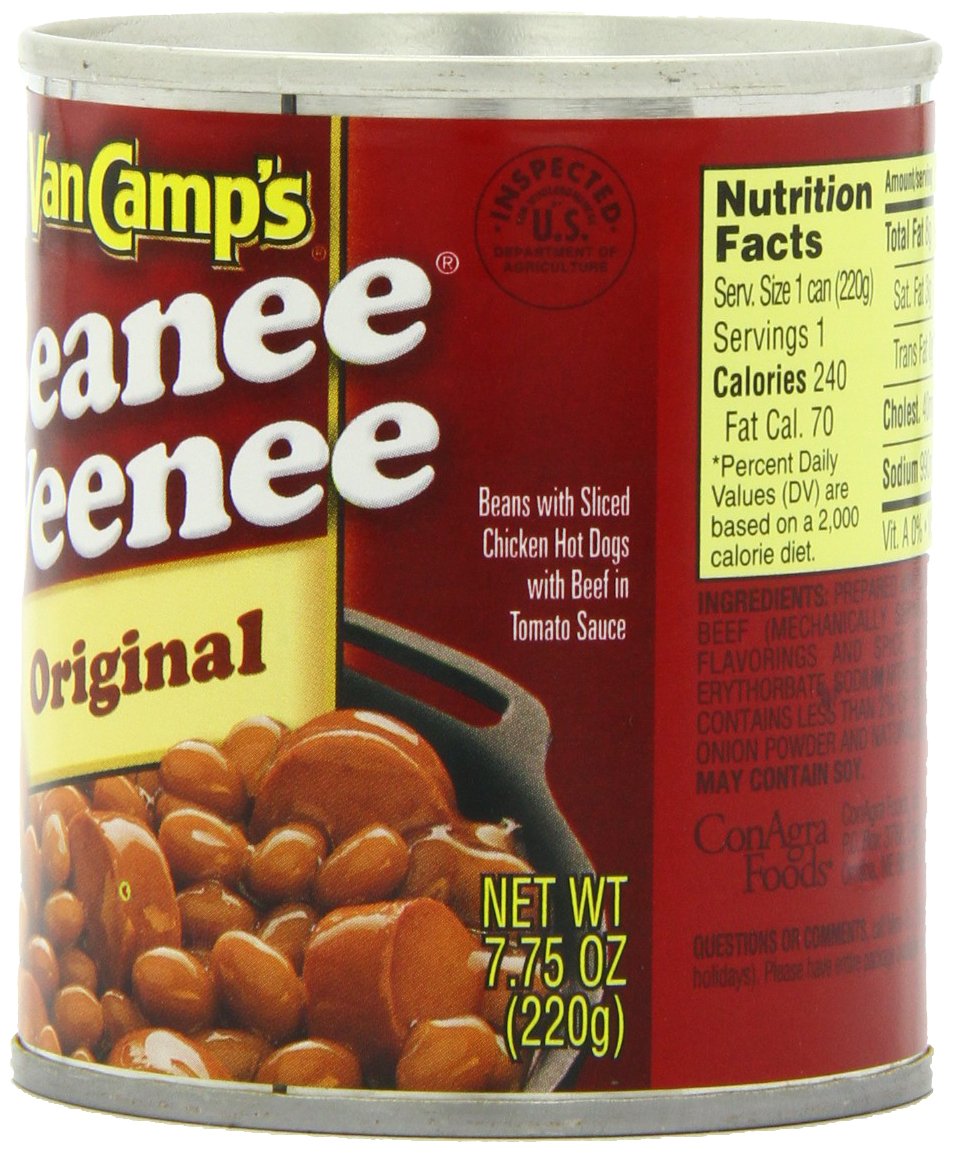 beanie weenies nutrition