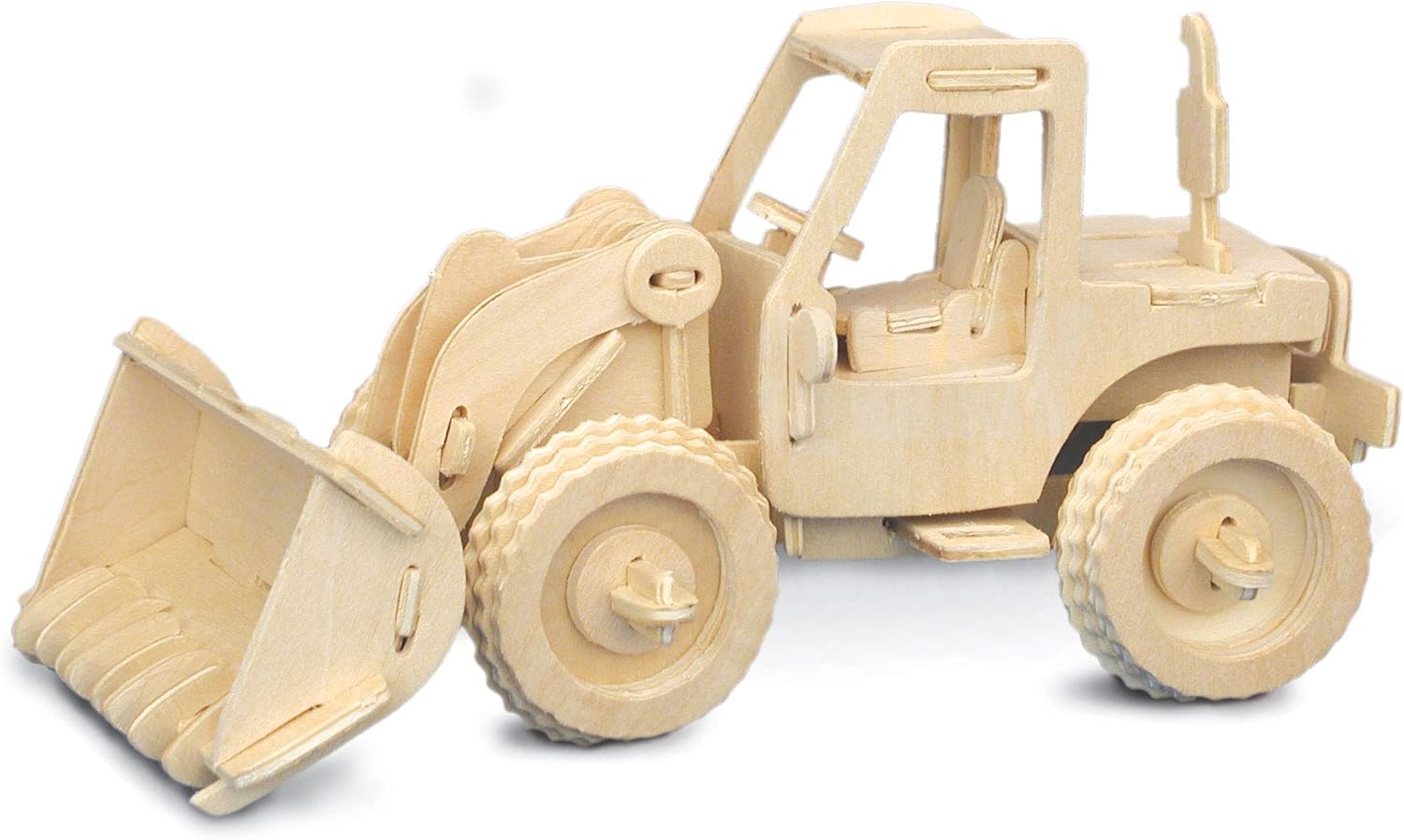Quay Bulldozer Woodcraft Construction Kit FSC Amazon.co.uk Toys & Games