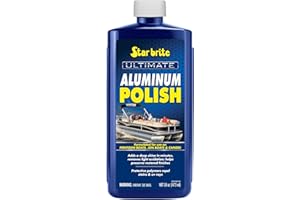 STAR BRITE Ultimate Aluminum Polish - Add a Deep Protective Shine, Remove Light Oxidation & Preserve Restored Finish - Marine