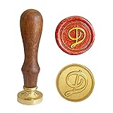 Letter D Initial Alphabet Wax Seal Stamp with