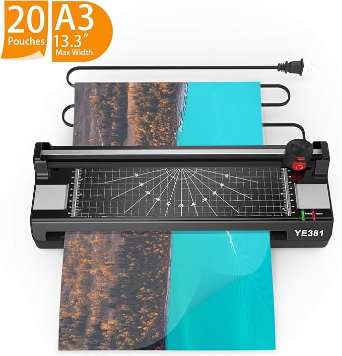 Laminator for A3/A4/A6, 13 inch Thermal Laminator