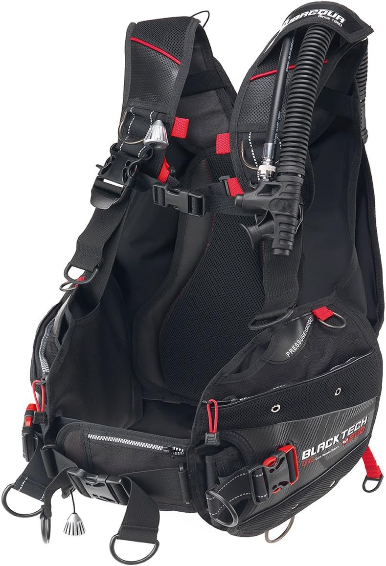 Subacqua Tech Evo QRS Diving Vest, Black, XL