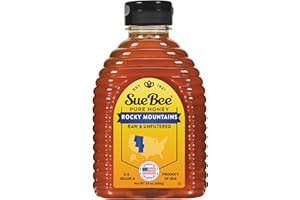 Sue Bee Honey Regional Rocky Mountains USA Honey, Strained, Unfiltered Beekeeper-Owned Co-op Honey, 24-Ounce (Packaging May Vary)