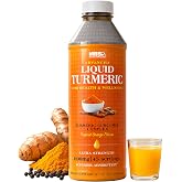 MBS Biotechnology Advanced Liquid Turmeric &ndash; High Absorption Curcumin with Black Pepper &amp; Vitamin D3 for Maximum Bioavailability &ndash; Joint, Inflammation &amp; Immune Support &ndash; 20.3 fl oz