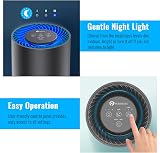 PureMate Air Purifier True HEPA Filter 4 Speeds Sleep Mode Night Light view 2
