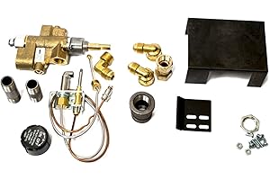 HEARTH PRODUCTS CONTROLS Copreci Low Profile Safety Pilot Kit with 1.5-Inch Swivel Quick Connect (91PKNQM), Natural Gas