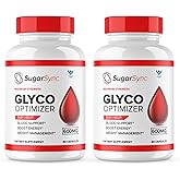 (2 Pack) Sugar Sync Capsules, SugarSync Glyco Optimizer Supplement Pills, Sugar Sync Joint Optimizer Maximum Strength, Sugar Sync Cleanse Detox Advanced Formula, SugarSync Glycol Reviews (120ct)