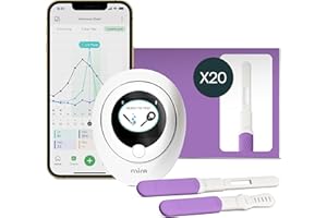 Mira Max Fertility Monitor & Ovulation Test Kit for Women, at-Home Hormone Tracker for LH, PdG & E3G, Digital Hormone Analyzer with 20 Test Wands, 7× More Accurate Than Other Fertility Trackers