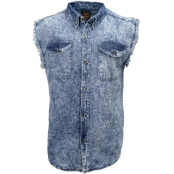 Gilet Jean Homme Sans Manche Motifs Géométriques Sans Soudure Dans La Couleur Du Drapeau Américain Gilet Sans Manches Homme