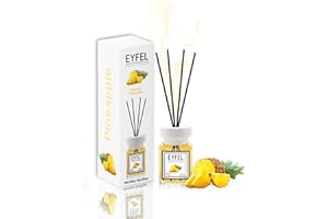 EYFEL EAU DE PARFUM EYFEL Reed Diffusers for Home – Pineapple Reed Diffuser Set 4.05 fl oz Oil Diffuser Sticks, Bathroom Diffuser, Home Fragrances, Scented Sticks, Home Decor
