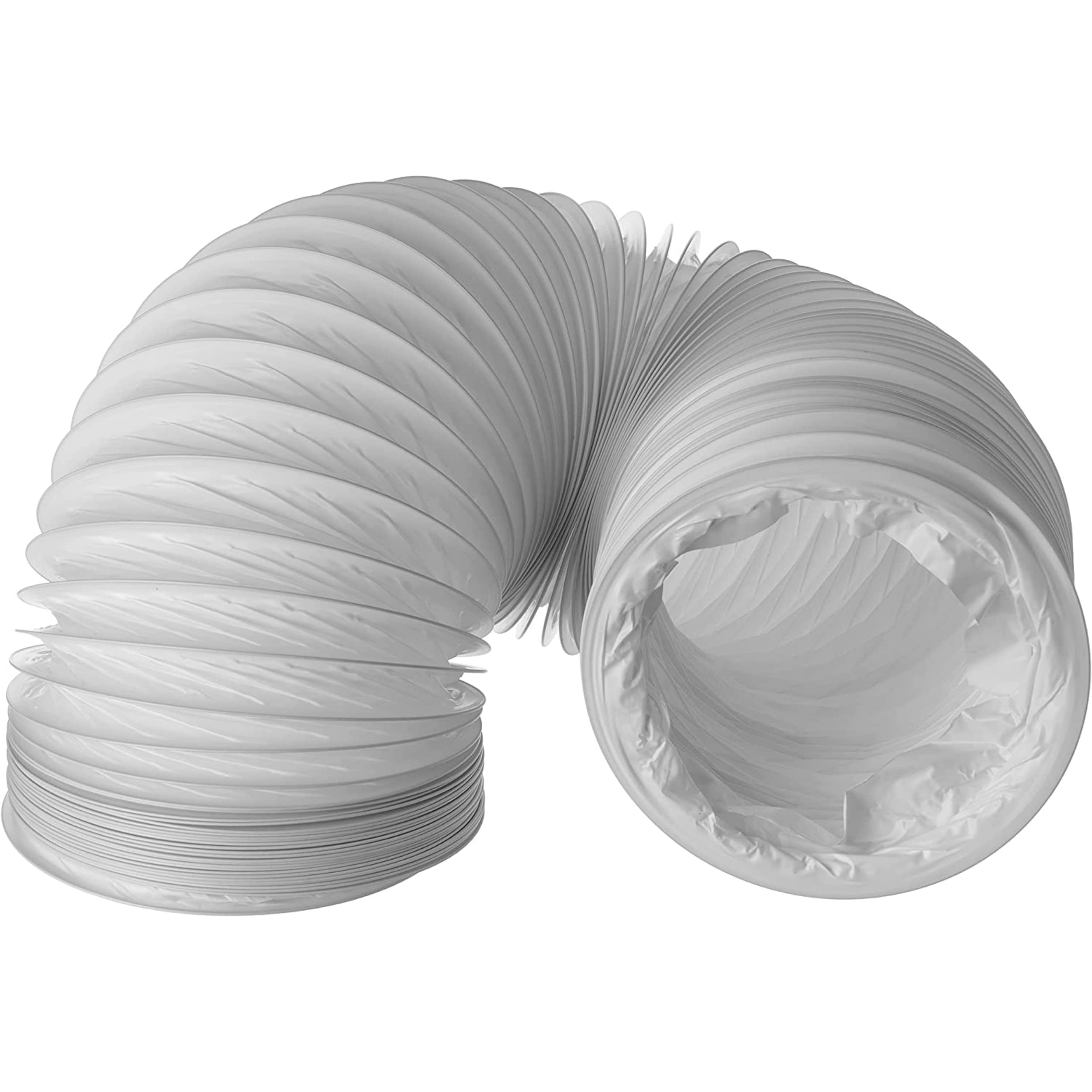 Ø 150mm / 3m PVC Flexible Ducting - Ventilation Duct Hose for Tumble Dryer, Cooker Hood, Extractor Fan, Air Conditioner