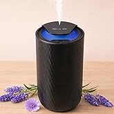FOTUS AIR Waterless Essential Oil Diffuser – Portable Cordless Aromatherapy Diffuser for Home, Car & Office – 3 Mist Levels - 4 Timer Modes - 15ml Oil Capacity - USB-C Rechargeable