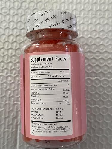 ingredients of glutathione collagen glow Fyins Gummies, Glutathione Collagen Gummies for Women, Glow Beauty Collagen Gummies for Dark Spot, Korean Organic Collagen Gummies for Skin Care Anti-Aging in Saudi Arabia Size:1000 mcg/ml - 30 ml x 2 Transparent Labs Nitric Oxide bleaching