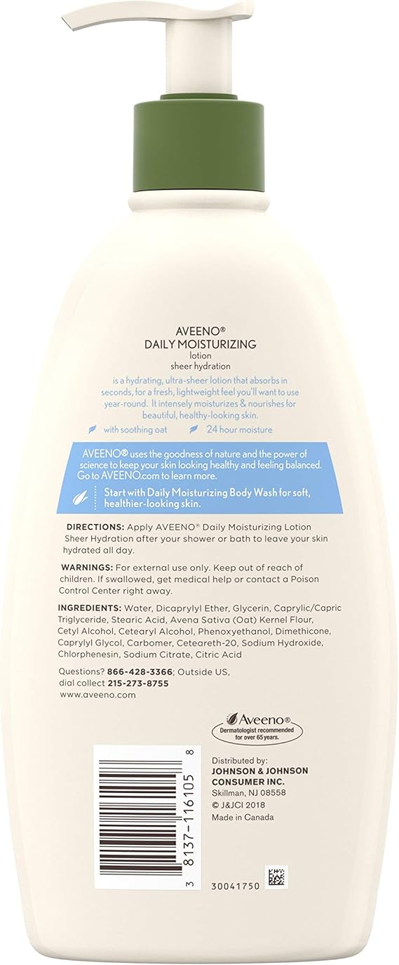 aveeno sheer moisturizer