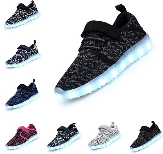 Blankey Led Light Up Shoes Kids Girls Boys Breathable Flashing Sneakers Sneakers