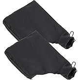 2Pcs Black Dust Collection Bag for Table Saw & Miter Saw 255 Model,Heavy-Duty Zipper, Wired Adjustable Stand, Compatible with