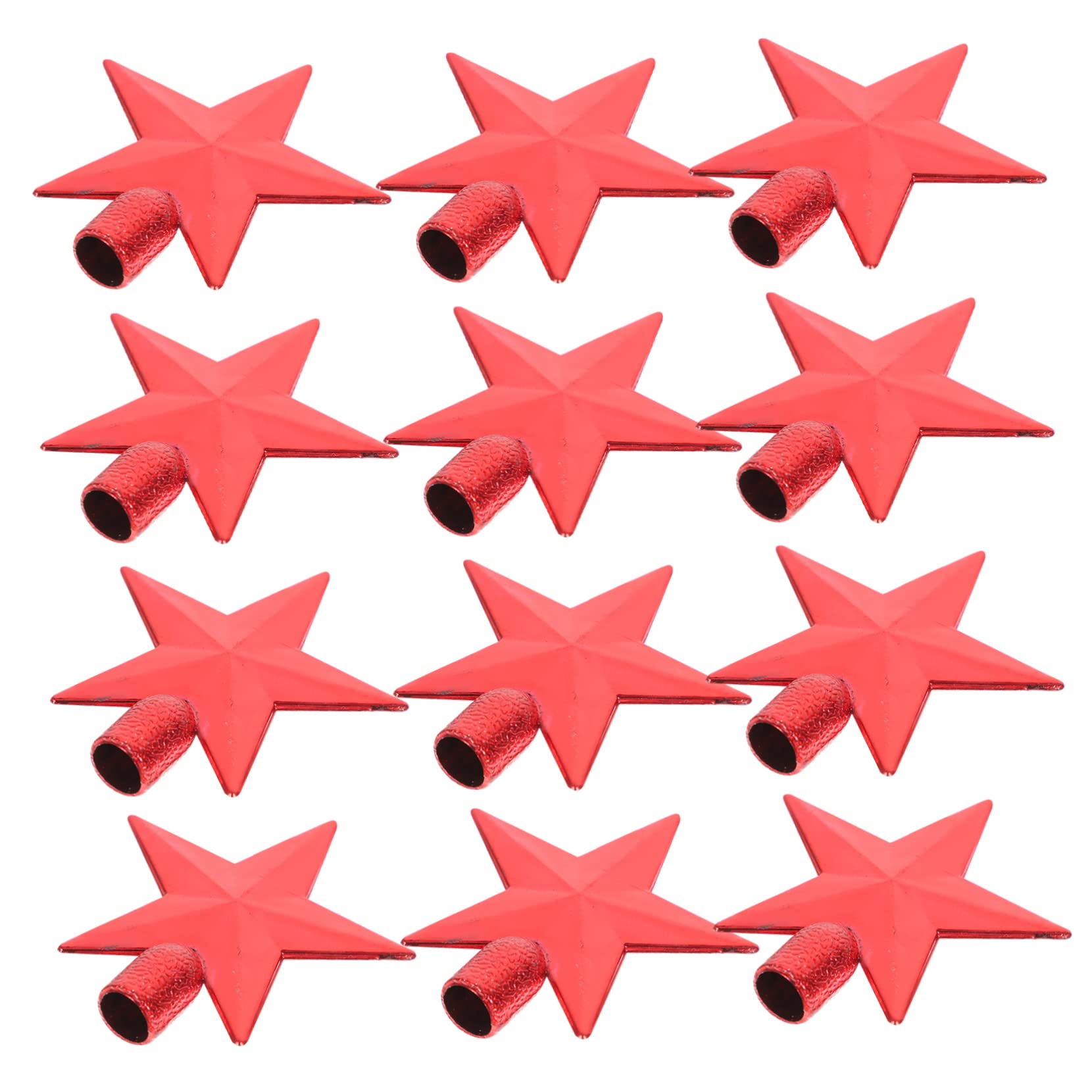 HOMSFOU Small Star Topper for Xmas Tree 2.2 Inch Mini Treetop Star Christmas Table Decoration Home Decor