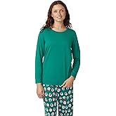 HUE womens Sleep and Lounge Pajama Separates, Christmas and Holiday Collection