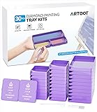 ARTDOT 30-Piece Stackable Tray Set for Diamond Art