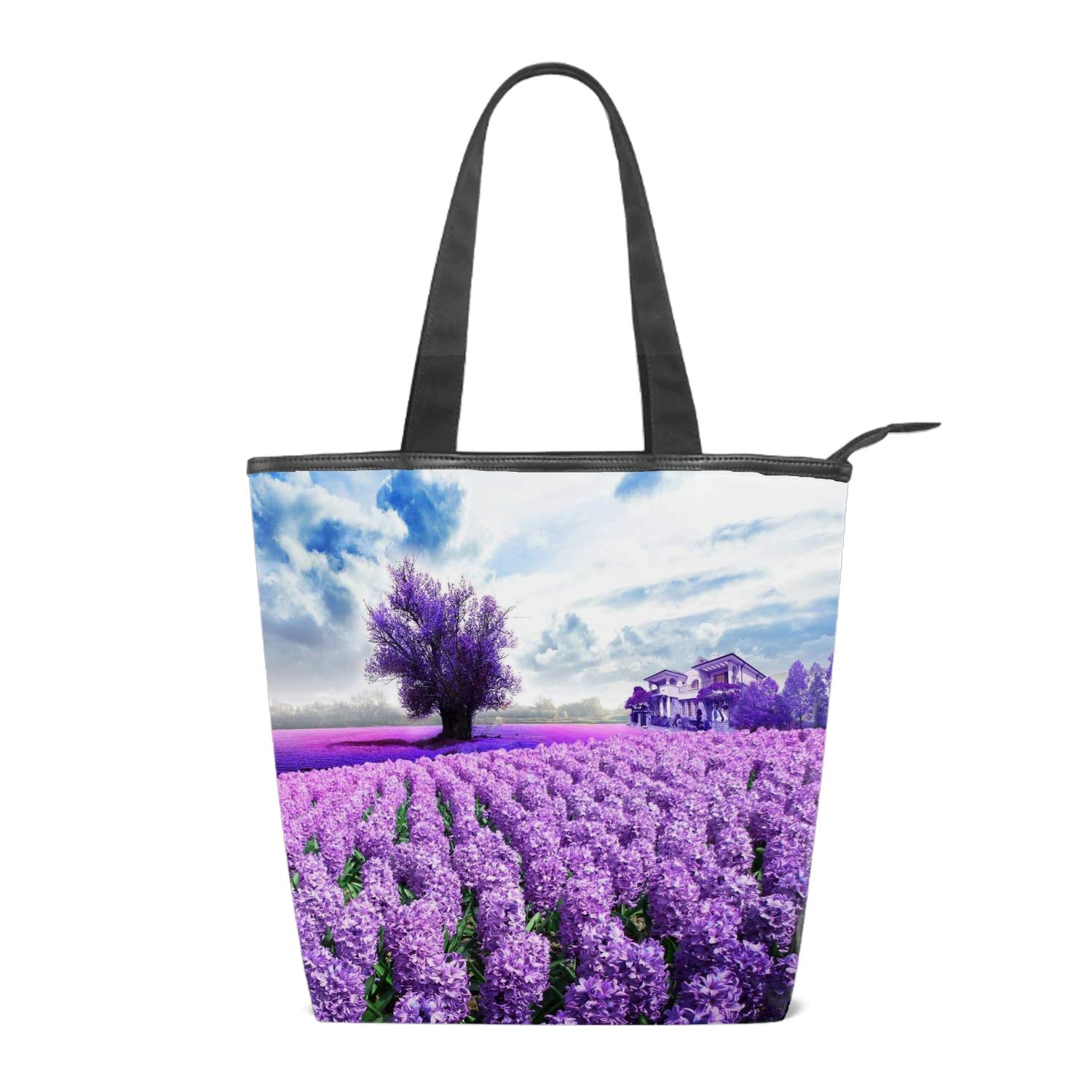 lavender tote bag
